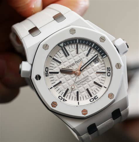 audemars piguet white ceramic diver|audemars piguet ceramic chronograph.